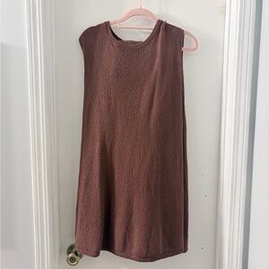 Free People Beach Miranda Sweater Set Size Large Brown